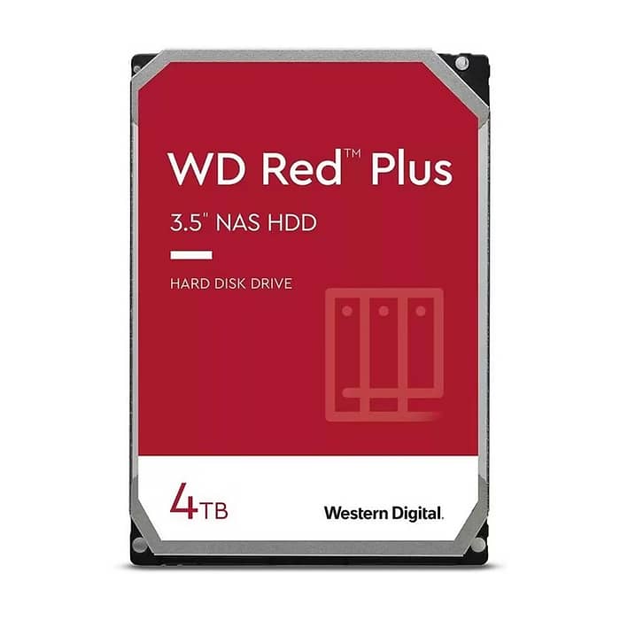 Western Digital Red 4TB Plus ( 3.5", 512MB, 5400 RPM, SATA 6Gb/s ) на супер цена