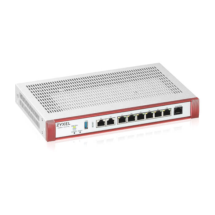 Zyxel USG FLEX 200 H, User-definable ports with 2*2.5G & 6*1G, 1*USB, with 1 YR Entry Defense Pack ID 90021 (тъмнейл - 4)
