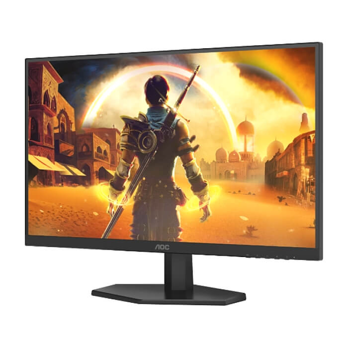AOC 27G42E, 27" Fast IPS WLED, 1920x1080@180Hz, 1ms GtG, 0.5ms MPRT, 300cd m/2, 1000:1, 80M:1 DCR, Adaptive Sync, FlickerFree, Low Blue Light, Tilt, HDMI, DP ID 85260 (тъмнейл - 2)