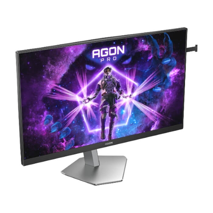 AOC AG276FK, 27" Fast IPS WLED, 1920x1080@520Hz, 0.5ms GtG, 0.3ms MPRT, 400cd m/2, 1000:1, 80M:1 DCR, Adaptive Sync, FlickerFree, Low Blue Light, 5Wx 2, Tilt, Height Adjust, Pivot, Swivel, 2xHDMI, 2xDP, USB hub ID 89508 (тъмнейл - 5)