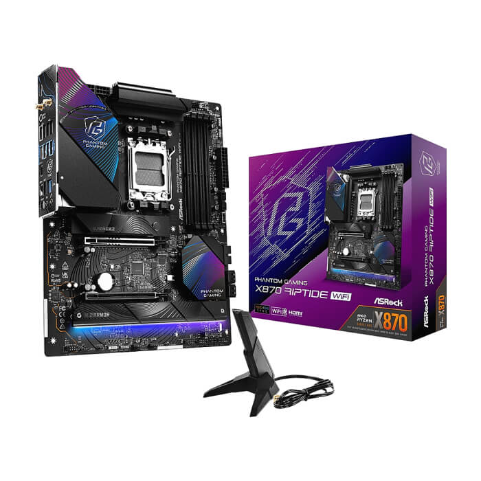 Asrock X870 Phantom Gaming Riptide Wi-Fi ID 80425 (тъмнейл - 2)