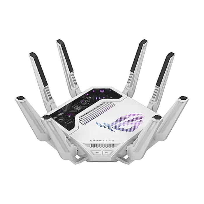 Asus Gaming Rapture GT-BE19000AI, BE19000, Tri-band Gaming Router, WiFi 7, 802.11be, up to 3,500 sq. ft. & 200+ devices, Triple Level Security, Support AiMesh Whole Home Mesh W (тъмнейл - 3)