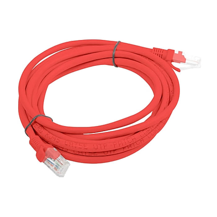 Кабел - Lanberg patch cord CAT.6 3m, red ID 72178 (тъмнейл - 2)