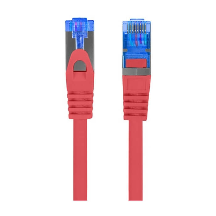 Кабел - Lanberg patch cord CAT.6A FTP LSZH CCA 10m Fluke Passed, red ID 72323 на супер цена