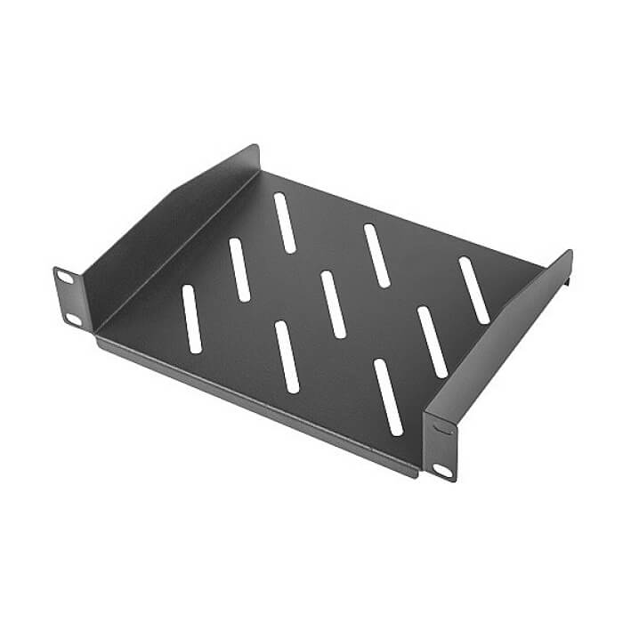 Lanberg 10" fixed shelf 1U / 254x180mm, max load capacity up to 20kg, black ID 62883 на супер цена