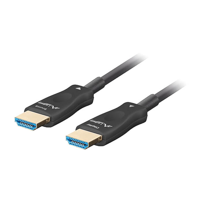 Lanberg HDMI M/M V2.1 cable, 30m, Optical, Black AOK ID 86587 (тъмнейл - 3)