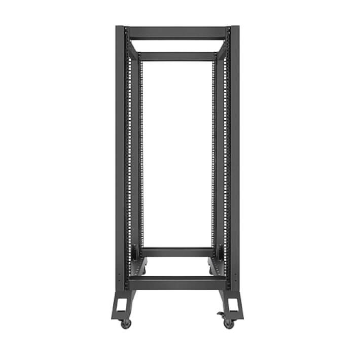 Lanberg open rack 27U 600x800, black ID 71906 (тъмнейл - 5)