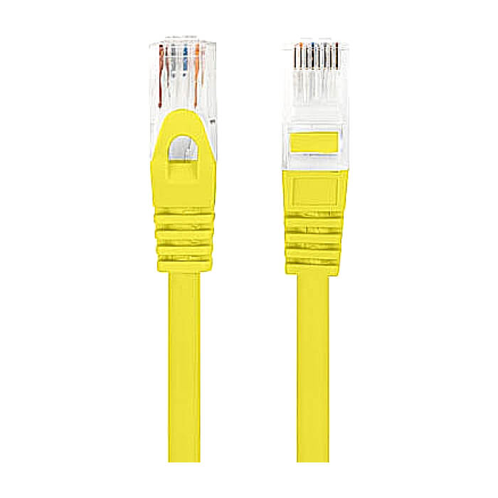 Lanberg patch cord CAT.6A U/UTP LSZH CU 0.25m Fluke Passed, Yellow ID 96929 на супер цена