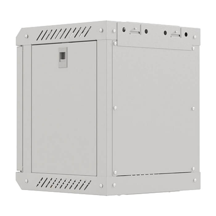 Lanberg rack cabinet 10" wall-mount 6U/300x300 (flat pack) with glass door grey ID 87207 (тъмнейл - 4)