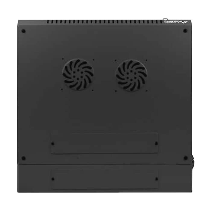 Lanberg rack cabinet 19” double-section wall-mount 9U / 600x600 for self-assembly (flat pack), black ID 71869 (тъмнейл - 3)