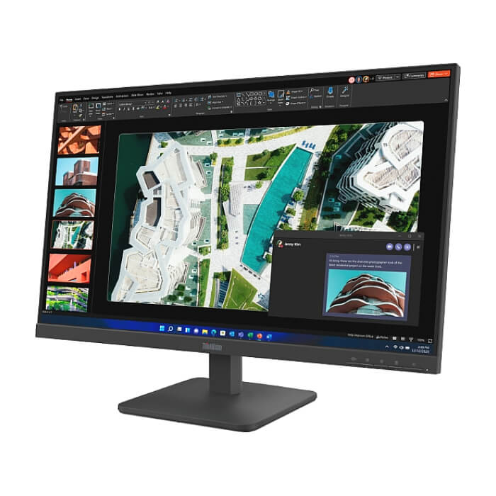 Lenovo ThinkVision S27-4e 27" IPS WLED, 1920x1080, 16:9, 4ms, 100Hz, 300 cd/m?, 1500:1, HDMI, VG, Tilt Stand ID 93198 (тъмнейл - 2)