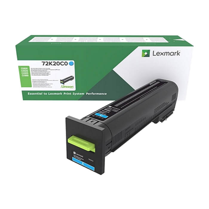 Lexmark 72K20C0 CS/CX820, CX825, 860 Cyan Return Programme 8K Toner Cartridge ID 68211
