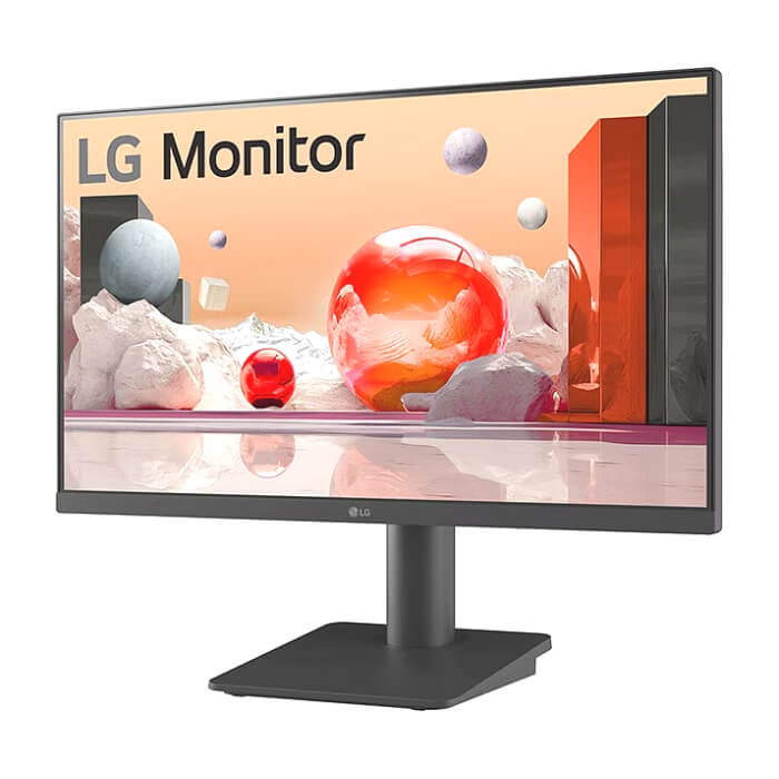 LG 24MS550-B, 23.8" IPS, AG, 5ms, 100Hz, 1000:1, 250cd/m2, Full HD 1920x1080, NTSC 72%, Reader Mode, 2xHDMI, Speaker 2W x 2, Tilt, Height, Reader Mode, Headphone Out, Black ID 79406 (тъмнейл - 2)