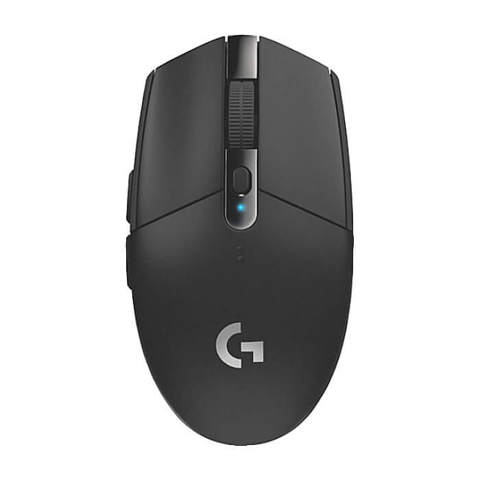 Logitech G305 Wireless Mouse, Lightsync RGB, Lightspeed Wireless, HERO 12K DPI Sensor, 400 IPS, 6 Programmable Buttons, Black на супер цена
