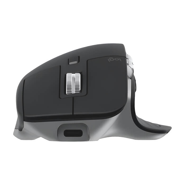 Logitech MX Master 3S For Mac Performance Wireless Mouse - SPACE GREY - EMEA (тъмнейл - 3)