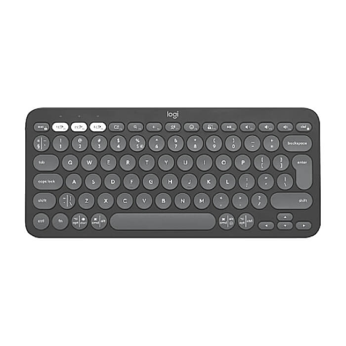 Logitech Pebble Keys 2 K380s - TONAL GRAPHITE - US INT'L - BT - N/A - INTNL-973 - UNIVERSAL на супер цена от GT Computers Logitech Pebble Keys 2 K380s - TONAL GRAPHITE - US INT'L - BT - N/A - INTNL-973 - UNIVERSAL на супер цена