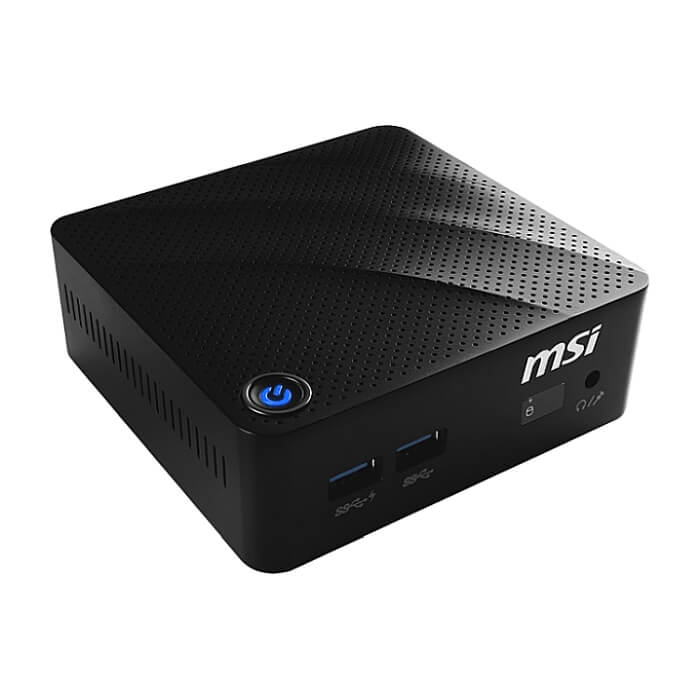 MSI CUBI N 8GL-002BEU, Barebone Mini-PC, Intel Gemini Lake Pentium N5000 (1.1GHz, up to 2.7GHz), without RAM (0GB), 1x DDR4 SO-DIMM, NO SSD, NO HDD, Gigabit LAN, WiFi 802.11 AC, BT 4.2, NO OS, 40 W, Black ID 62494 (тъмнейл - 2)