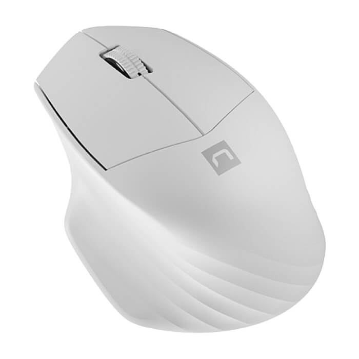 Natec Mouse Siskin Wireless 1600DPI 2.4GHz + Bluetooth 5.0 Optical White (тъмнейл - 2)