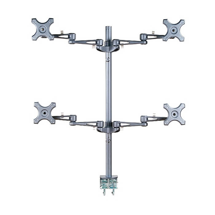 Neomounts by NewStar Flat Screen Desk Mount (clamp) for 4 Monitor Screens ID 66788