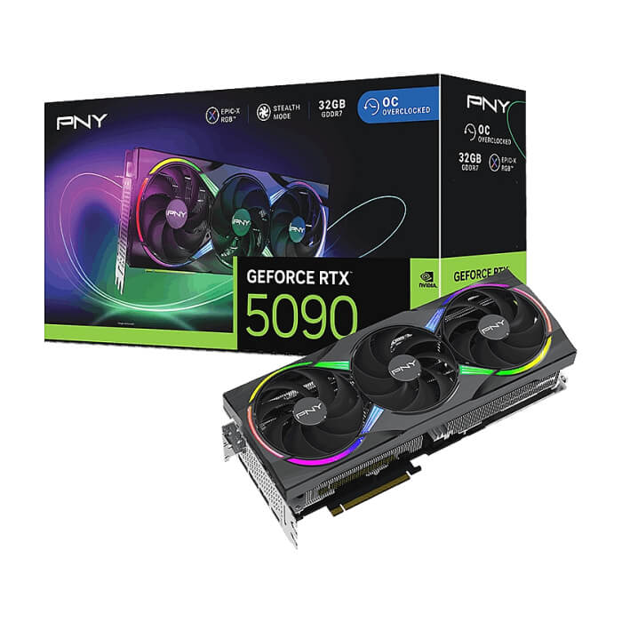 PNY GeForce RTX 5090 32GB ARGB Triple Fan OC ID 84362 (тъмнейл - 3)
