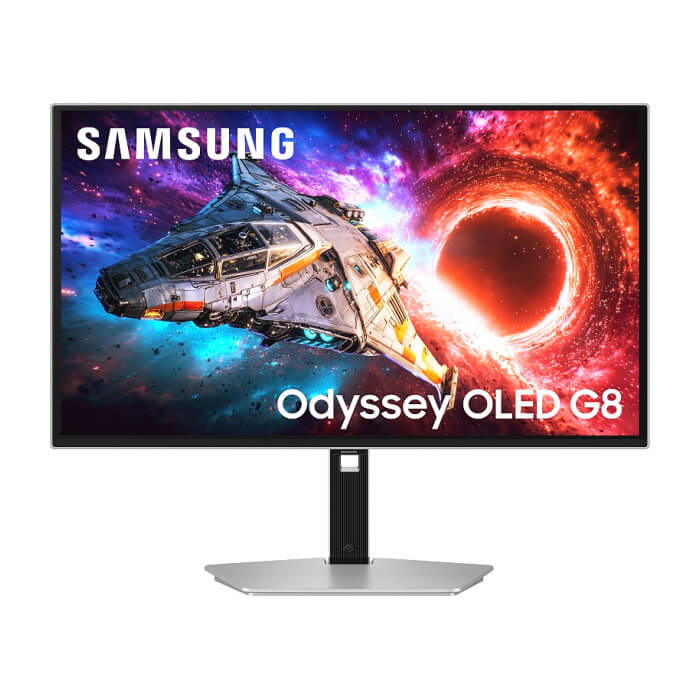 Samsung 27'' LS27HG800SU Odyssey OLED G8 4K 3840x2160 0.03ms 240Hz Glare Free DP 2.1 (UHBR20) & USB-C (98W) Silver ID 98803 на супер цена