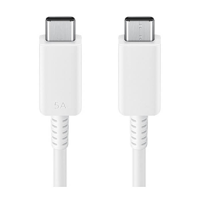 Samsung Cable USB-C to USB-C 1.8m (5A) White ID 90022 (тъмнейл - 2)