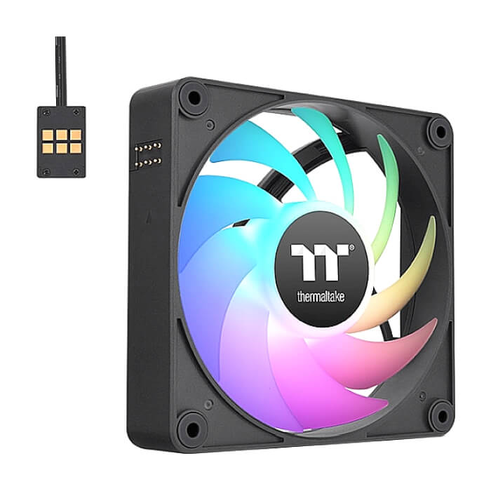 Thermaltake CT140 EX ARGB Sync PC Cooling Fan 3 Pack Magnetic Connect ID 89345 (тъмнейл - 3)