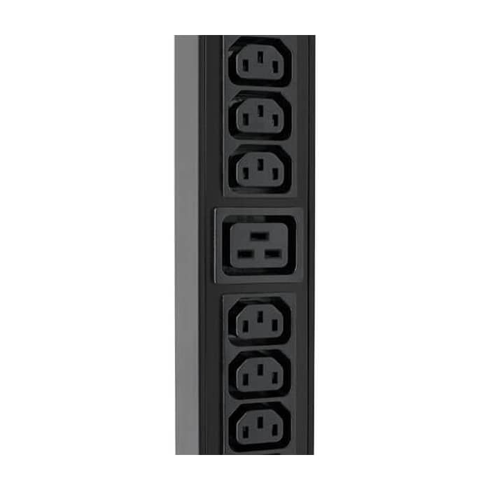 Tripp Lite by Eaton 3.7kW Single-Phase Local Metered PDU, 208/230V Outlets (32-C13, 6-C19), IEC309 16A Blue 16A, 0U Vertical (тъмнейл - 3)