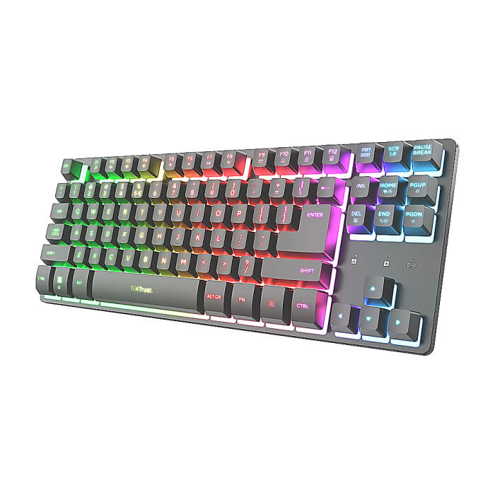 TRUST GXT831 Thado TKL Wireless Keyboard White US (тъмнейл - 2)