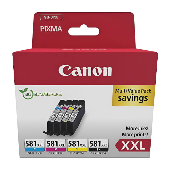Canon CLI-581 XXL BK/C/M/Y Multi Pack ID 82228 на супер цена