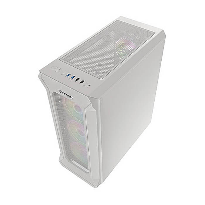 Genesis Gaming PC Case IRID 505 ARGB V2 Midi Tower Window White ID 63631 (тъмнейл - 5)