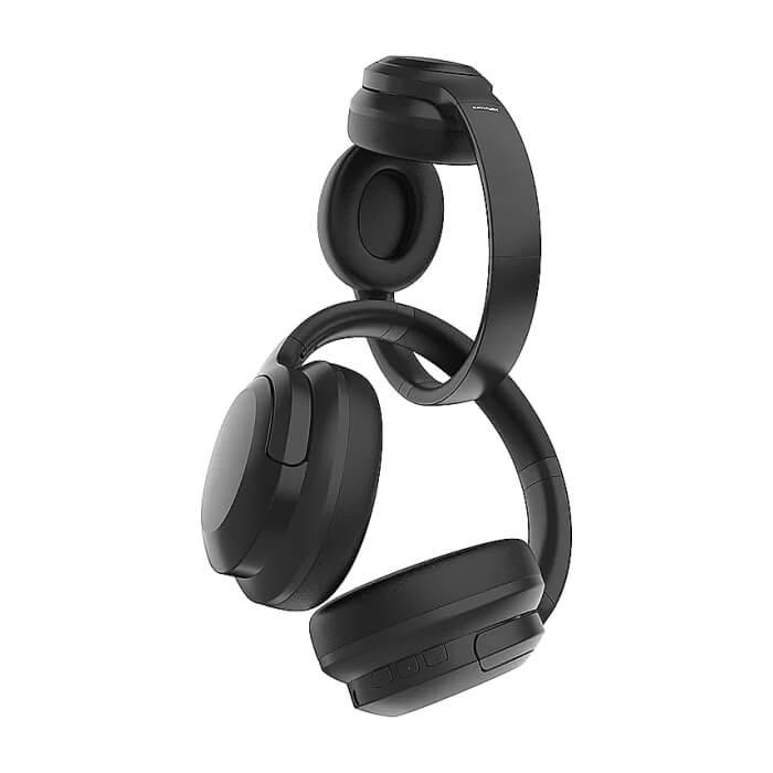 HiFuture FutureTour Black, Active Noise Canceling, 25-Hour Playtime, Memory Protein Foam Cover, Crystal-Clear Call, Wireless 5.2, AUX Cable ID 94747 (тъмнейл - 5)