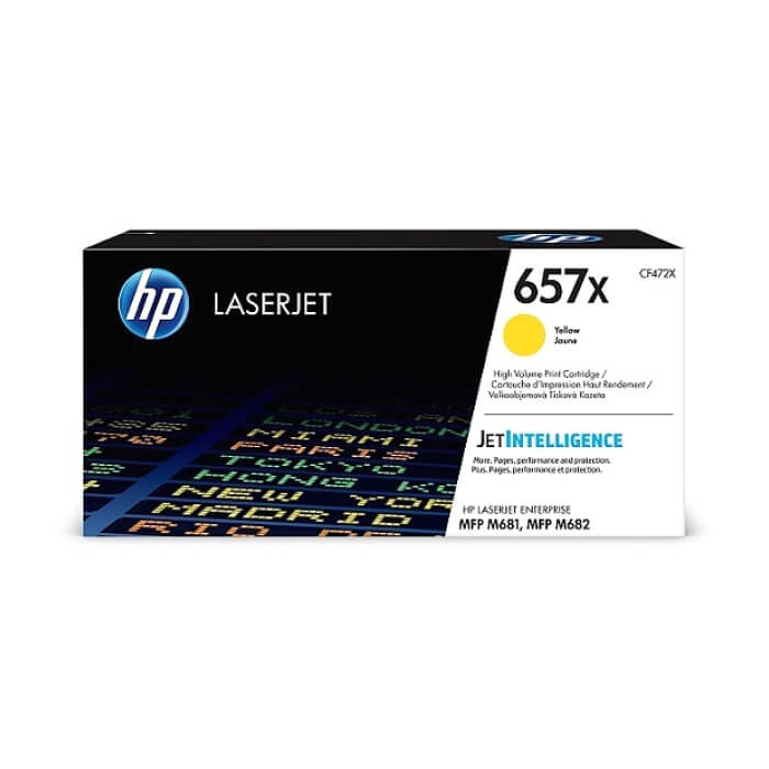 HP 657X High Yield Yellow Original LaserJet Toner Cartridge (CF472X) ID 68693