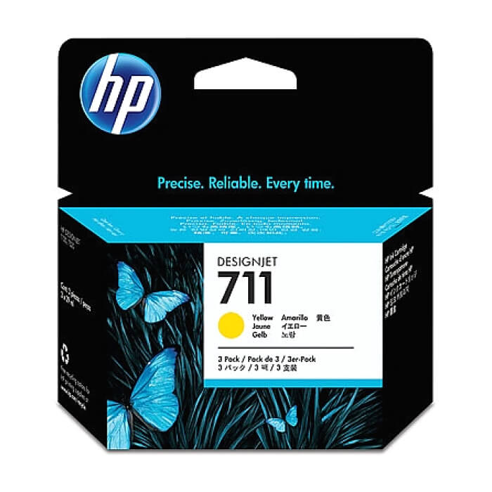 HP 711 3-pack 29-ml Yellow Ink Cartridges ID 70213 на супер цена