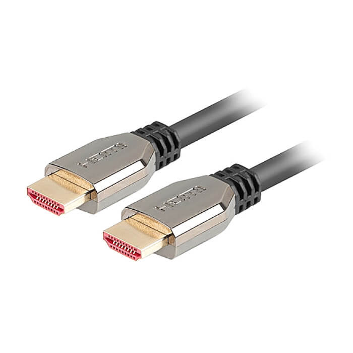 Кабел - Lanberg HDMI M/M V2.1 1.8m 8K 60Hz, black ID 72519 (тъмнейл - 2)