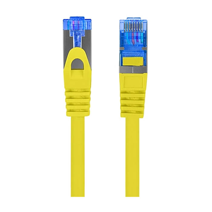 Кабел - Lanberg patch cord CAT.6A FTP LSZH CCA 1.5m Fluke Passed, yellow ID 72347