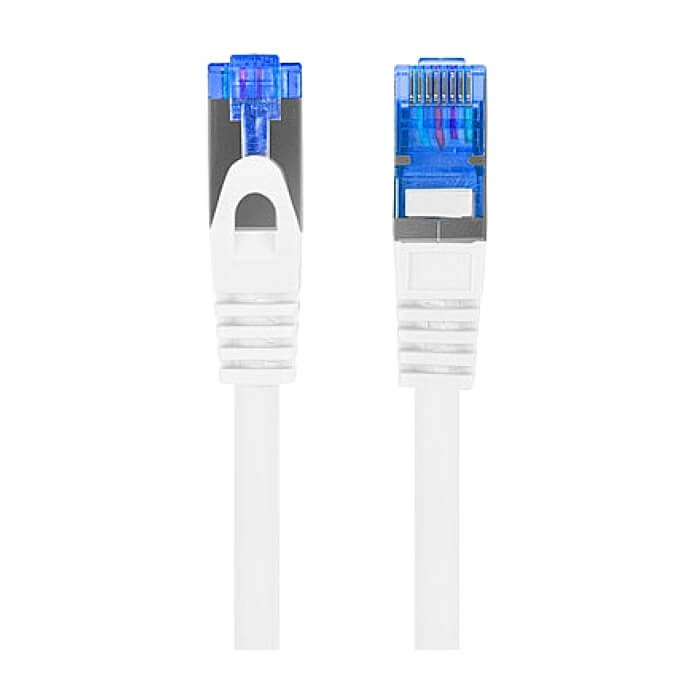 Кабел - Lanberg patch cord CAT.6A FTP LSZH CCA 1m Fluke Passed, white ID 72351