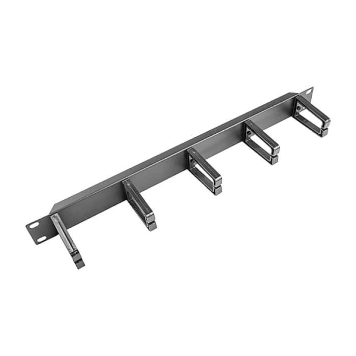 Lanberg 19" cable management panel w. 5 plastic holders 1U - type b, black на супер цена от GT Computers Lanberg 19" cable management panel w. 5 plastic holders 1U - type b, black на супер цена