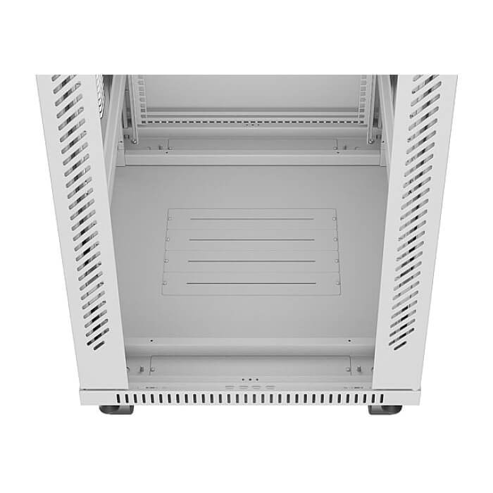Lanberg rack cabinet 19" free-standing 42U/600x800 (flat pack) with glass door lcd grey v2 ID 87183 (тъмнейл - 2)