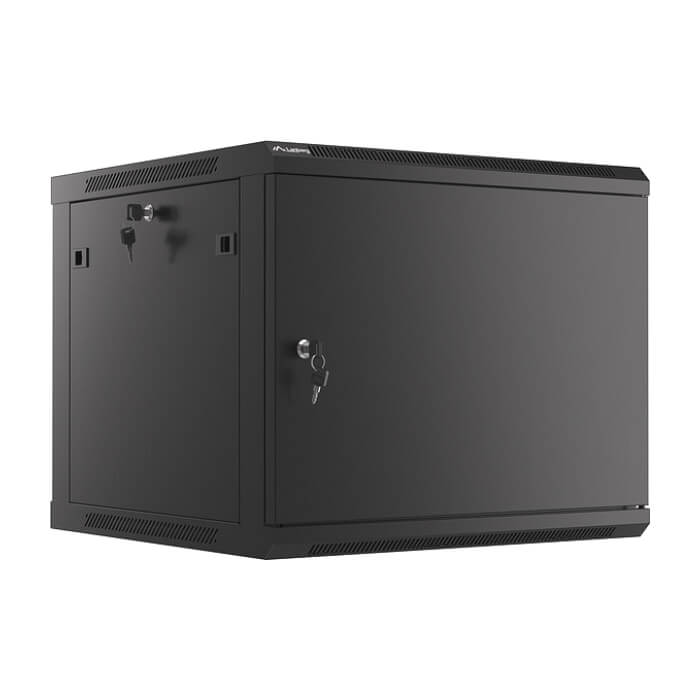 Lanberg rack cabinet 19" wall-mount 9U/600x600 for self-assembly with metal door black (flat pack) ID 87592 на супер цена от GT Computers Lanberg rack cabinet 19" wall-mount 9U/600x600 for self-assembly with metal door black (flat pack) ID 87592 на супер цена