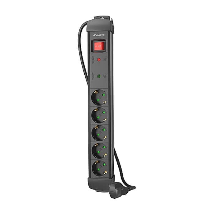 Lanberg surge protector sp1 3m 5x schuko outlets black на супер цена от GT Computers Lanberg surge protector sp1 3m 5x schuko outlets black на супер цена