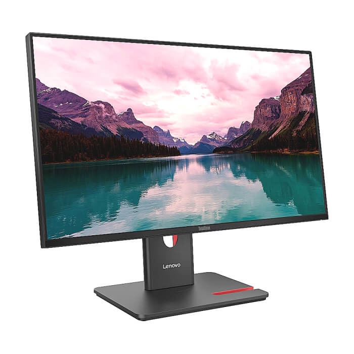Lenovo ThinkVision T24-40 23.8" IPS, WLED, 1920x1080, 4ms, 250 cd/m2, 1500:1, 48Hz-120Hz, Tilt, Swivel, Pivot, Height Adjust Stand, USB-A,B,C, HDMI, DP, VGA ID 90533 (тъмнейл - 3)