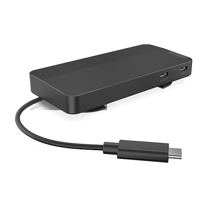 Lenovo USB-C Dual Display Travel Dock (w/ adapter) (тъмнейл - 2)