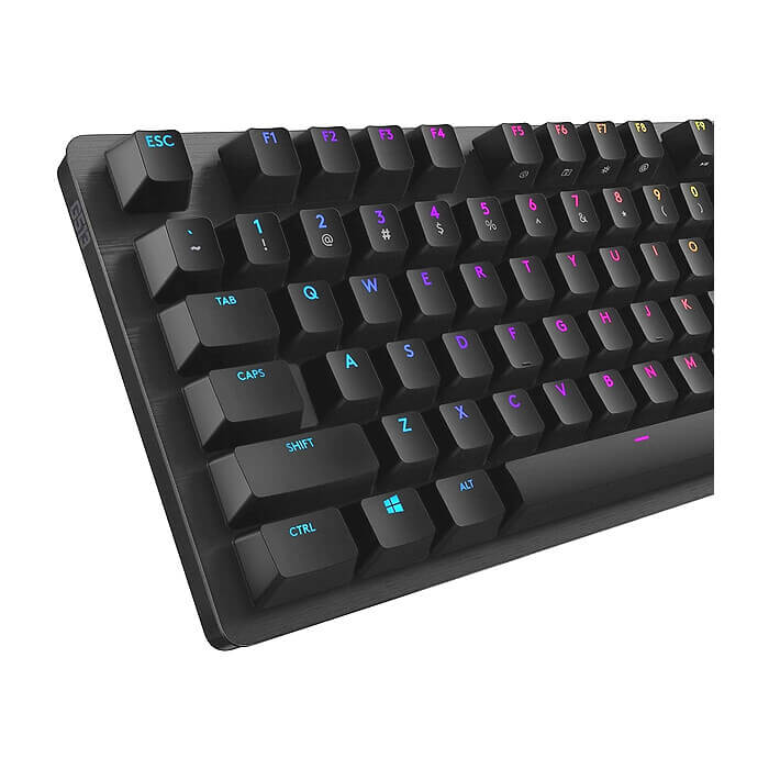 Logitech G512 Keyboard, GX Brown Tactile, Lightsync RGB, USB Passthrough Data/Power, Alumium Alloy, Game Mode, Black Carbon (тъмнейл - 3)