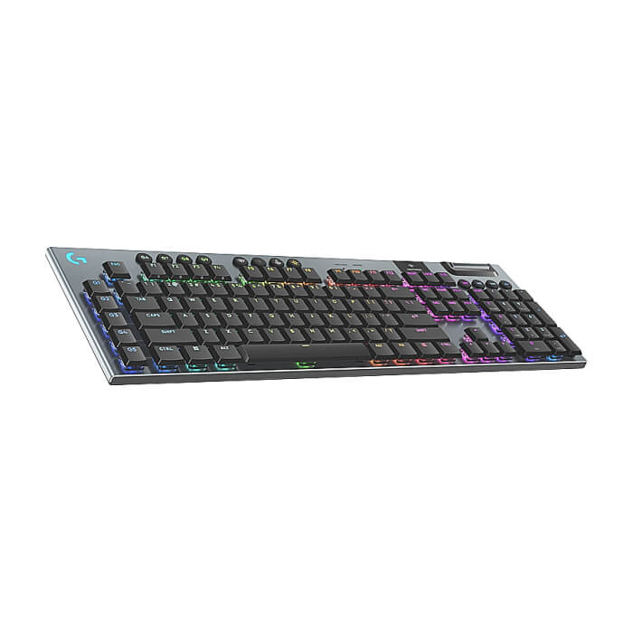 Logitech G915 X LIGHTSPEED Low-Profile Wireless Gaming Keyboard - Black US International Clicky (тъмнейл - 2)