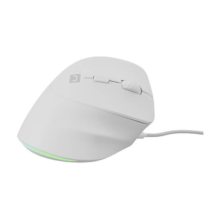 Natec Vertical Mouse Crake 2 Pro 12800DPI Optical White (тъмнейл - 2)