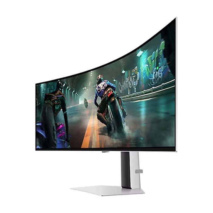 Samsung LS49DG910, 49" Odyssey G9 GAMING, Curved OLED, 1800R, 144Hz, Smart. 32:9, 5120 x 1440, Display Port , HDMI,Micro HDMI, USB Hub, Silver + Logitech G102 Mouse, Lightsync RGB, 8000 DPI, 6 Programmable Buttons, Black (тъмнейл - 4)