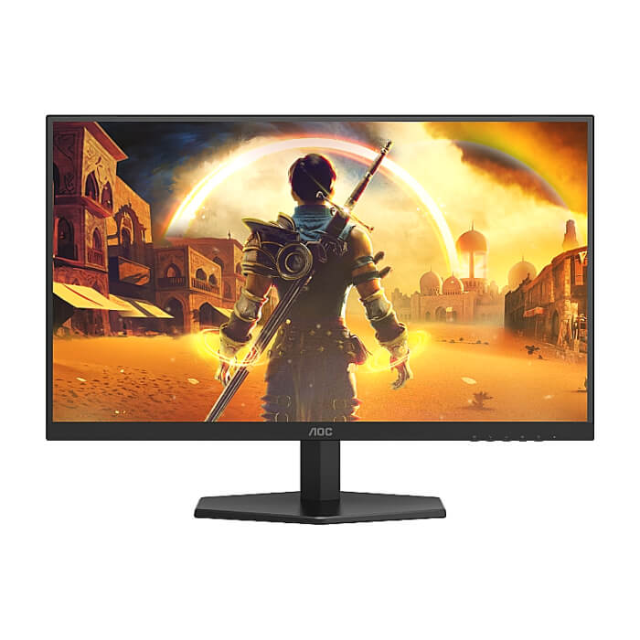 AOC Q27G42XNE, 27" Fast VA WLED, 2560x1440@180Hz, 1ms GtG, 0.5ms MPRT, 300cd m/2, 5000:1, 80M:1 DCR, Adaptive Sync, FlickerFree, Low Blue Light, 2Wx2, Tilt, 2xHDMI, DP ID 88628 (тъмнейл - 2)