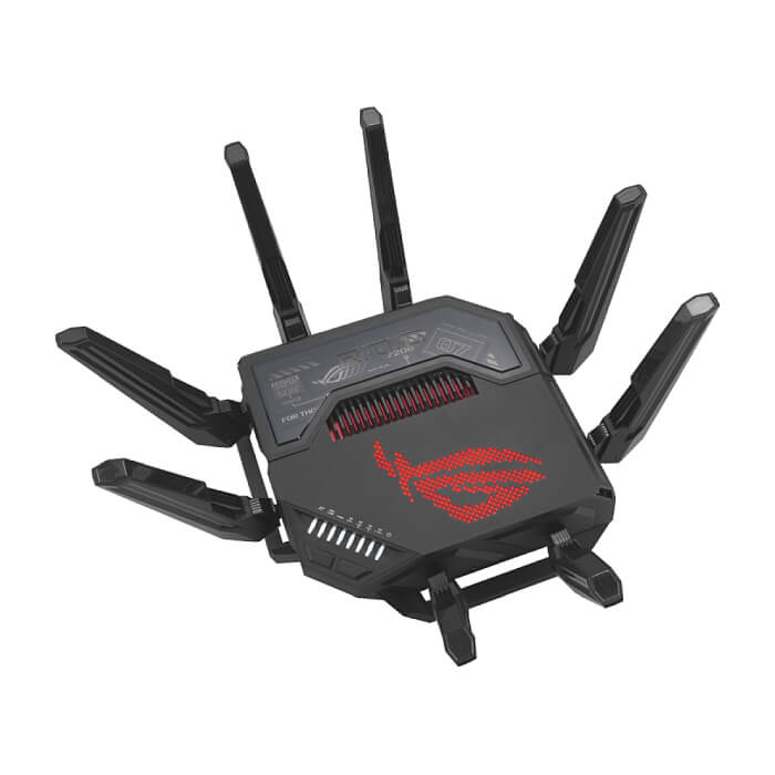 Asus Gaming Wireless Router, ROG Rapture GT-BE98, BE25000, Quad-Band, Quad-Core 2.6GHz CPU, 256MB/2GB Flash/RAM, 10G dual-port, 2.5G quad-port, AiProtection Pro, RangeBoost Plus, A (тъмнейл - 2)