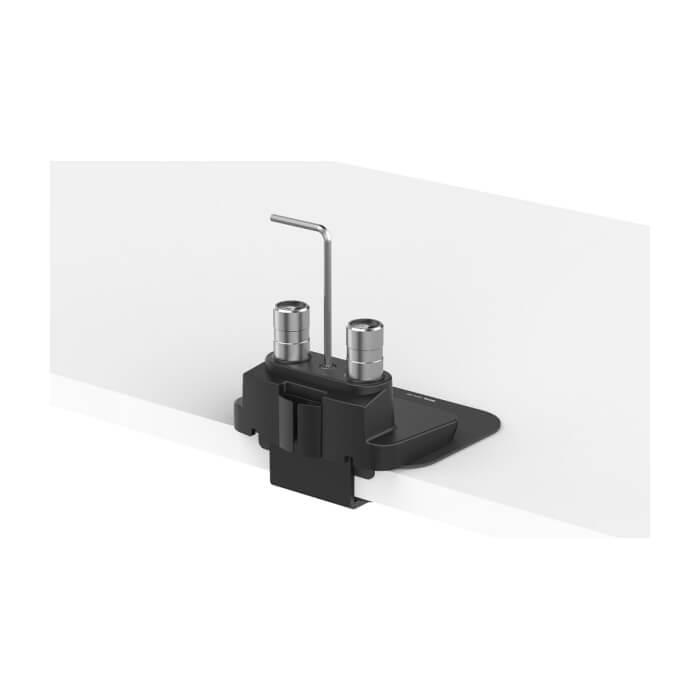 BenQ DUAL MONITOR ARM, BenQ Dual Ergo Arm BDH01, UNIVERSAL DESKTOP DEVICE BDH01 BLACK, Fits screens up to 35 inches, VESA compatibility for 75x75mm and 100x100mm patterns, Weight C ID 95517 (тъмнейл - 5)